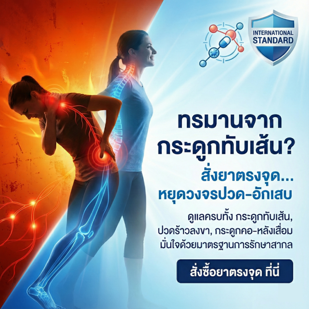 สั่งยา กระดูกทับเส้น หมอซัน